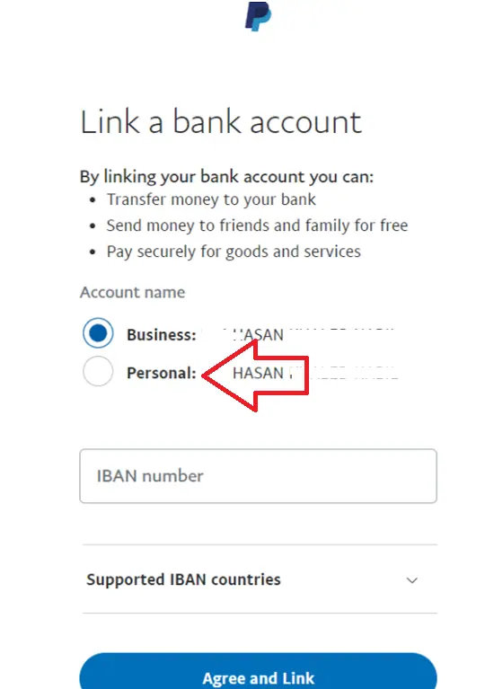 how to link paypal account to your bank account